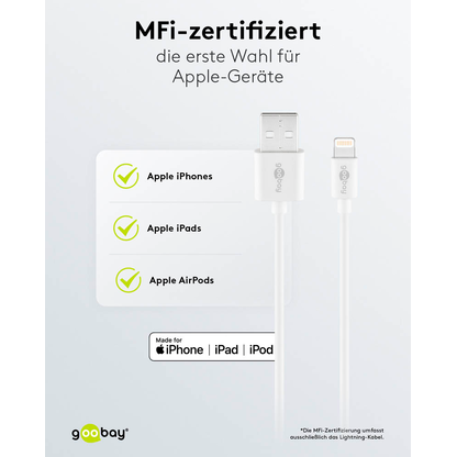 Artikelbild 4 für goobay Ladekabel mit Adapter schwarz, 12 Watt, Artikelnummer 557078