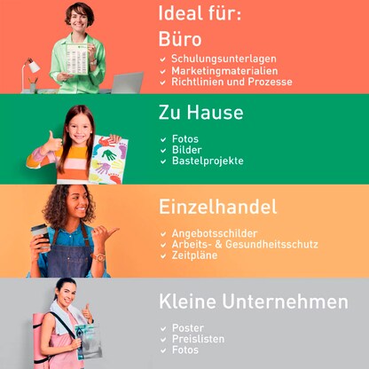 Artikelbild 8 für LEITZ UDT Laminierfolien glänzend für A4 125 micron, 100 St., Artikelnummer 472555