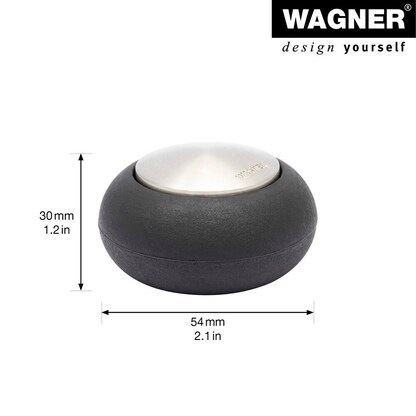 Artikelbild 2 für WAGNER® design yourself EH 5176 Türstopper Zinkdruckguss, Kautschuk Ø 5,4 cm, Artikelnummer 419576