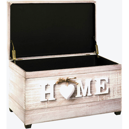 Artikelbild für HAKU Möbel Sitztruhe 52923 Motiv Home Holz 58,0 cm, Artikelnummer 192557