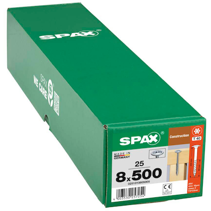 Artikelbild 2 für SPAX® Holzbauschrauben T40 Tellerkopf WIROX 0251010805005 8 mm x 500 mm, 25 St., Artikelnummer 398176