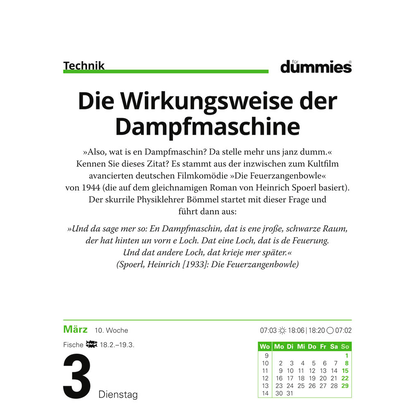 Artikelbild 8 für Harenberg Abreißkalender Die Welt erklärt für Dummies 2026, 1 St., Artikelnummer 551216