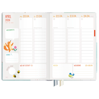 Artikelbild 4 für Häfft® Verlag Kita-Planer August 2025 - August 2026 weiß, 1 St., Artikelnummer 590689