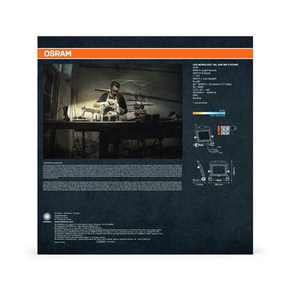 Artikelbild 4 für OSRAM WORKLIGHT VALUE R-STAND LED Außenleuchte schwarz, dunkelgrau 50 W, Artikelnummer 709849