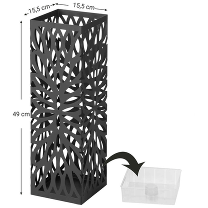 Artikelbild 4 für SONGMICS Schirmständer LUC48B schwarz, Metall, Artikelnummer 760817