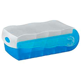 Artikelbild 1 für HAN Croco Karteikasten DIN A8 für 500 Karteikarten blau mit Deckel, Artikelnummer 576553