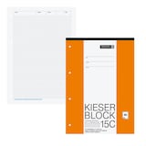Artikelbild 1 für BRUNNEN Arbeitsblock Kieserblock gelocht DIN A4 kariert Lineatur 15C, 1 Block, Artikelnummer 121660