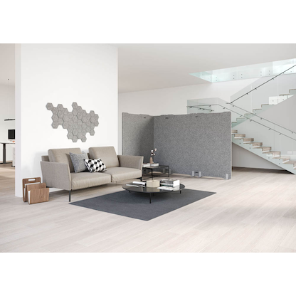 Artikelbild 4 für HAMMERBACHER Akustik-Trennwand, grau 100,0 x 180,0 cm, 1 St., Artikelnummer 778692