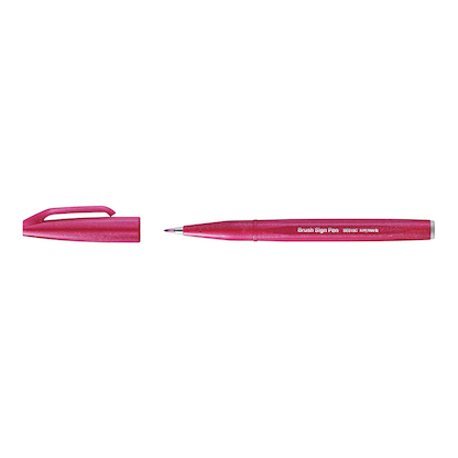 Artikelbild für Pentel SES15C-B2X Brush-Pen rot, 1 St., Artikelnummer 861387