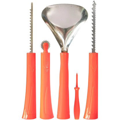 Artikelbild für Idena Bastelset Kürbis Schnitzset mehrfarbig 5 St., Artikelnummer 140986