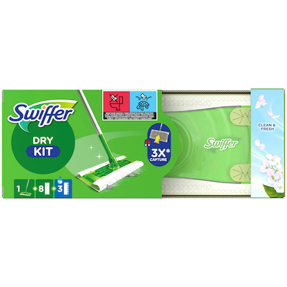 Artikelbild für Swiffer DRY KIT Staubwischer Mikrofaser, 1 Set, Artikelnummer 526154