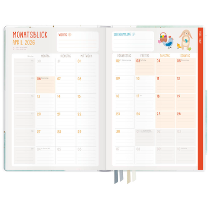 Artikelbild 3 für Häfft® Verlag Kita-Planer August 2025 - August 2026 weiß, 1 St., Artikelnummer 590689