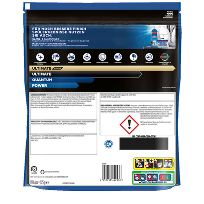 Artikelbild 2 für finish POWERBALL QUANTUM CITRUS Spülmaschinentabs 89 St., Artikelnummer 815207