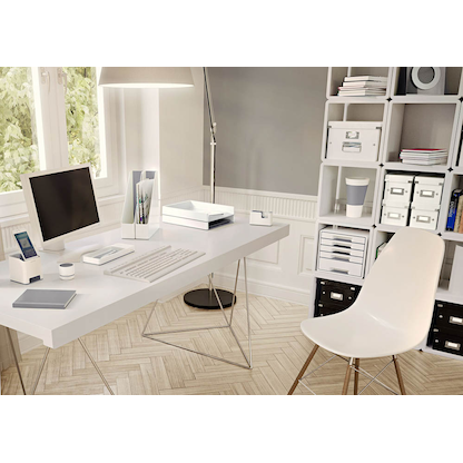 Artikelbild 2 für LEITZ Tischabroller WOW Duo Colour perlweiß/grau, Artikelnummer 311086