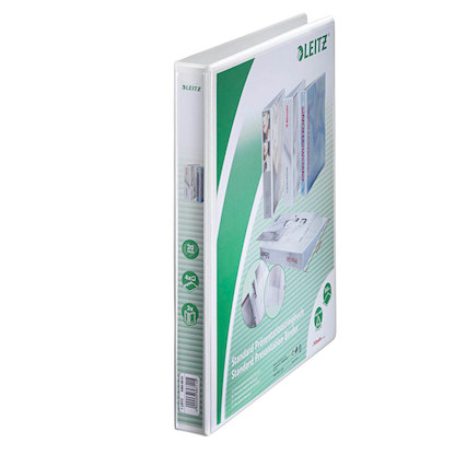 Artikelbild 2 für LEITZ Präsentationsringbücher 4-Ringe weiß 3,7 cm DIN A4, 6 St., Artikelnummer 596072