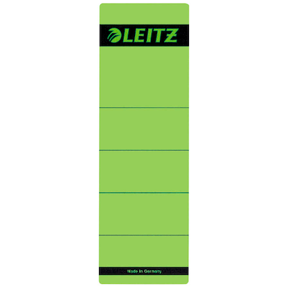 Artikelbild für LEITZ Ordneretiketten 1642 grün für 8,0 cm Rückenbreite, 10 St., Artikelnummer 431536