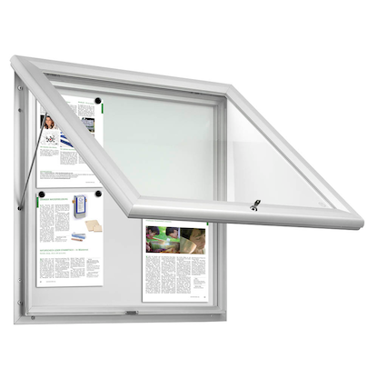 Artikelbild 3 für Showdown® Displays Schaukasten T silber 6x DIN A4 80,5 x 4,7 x 76,0 cm, 1 St., Artikelnummer 560508