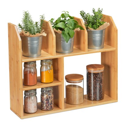 Artikelbild für relaxdays Küchen-Organizer natur 55,0 x 16,0 x 45,5 cm, 1 St., Artikelnummer 520419