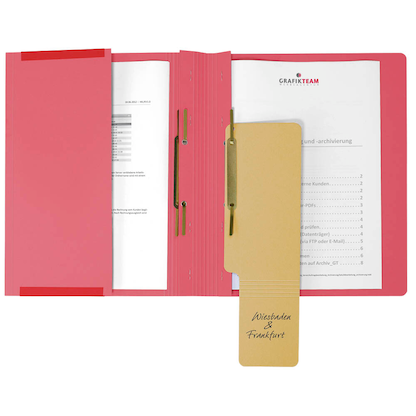 Artikelbild 2 für Exacompta Aktenschwänze rot, 100 St., Artikelnummer 111462