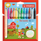 Artikelbild 1 für STABILO Trio Jumbo Filzstifte farbsortiert, 1 St., Artikelnummer 744811