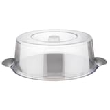 Artikelbild 1 für APS Tortenplatte mit Haube transparent/silber Ø 30,0 cm, 1 St., Artikelnummer 194679