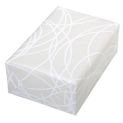 Artikelbild für JUNG SCHÖNER VERPACKEN Geschenkpapier Pablo weiß, 20,0 m, Artikelnummer 554356