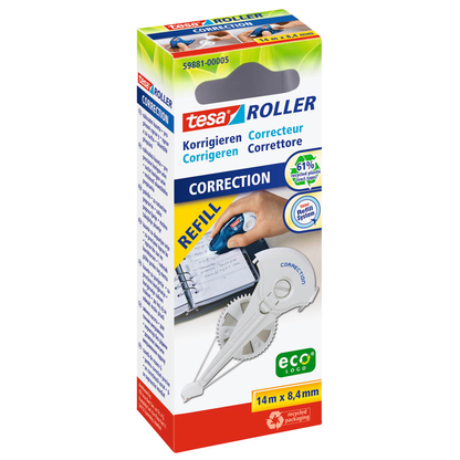 Artikelbild 2 für tesa Nachfüllkassette für Korrekturroller 8,4 mm, 1 St., Artikelnummer 565226