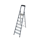 Artikelbild 1 für KRAUSE Stehleiter einseitig Securo schwarz 7 Stufen, H: 230,0 cm, Artikelnummer 665385