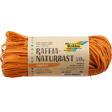 Artikelbild 1 für folia Naturbast matt orange 0,5 mm x 50,0 g, Artikelnummer 354917