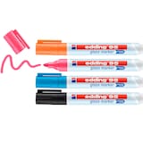 Artikelbild 1 für edding 95 Glasboardmarker farbsortiert 1,0 - 5,0 mm, 4 St., Artikelnummer 730901