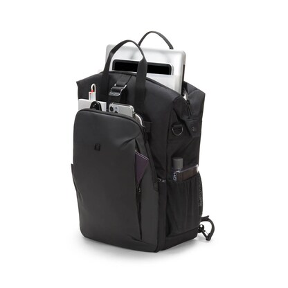 Artikelbild 4 für DICOTA Laptop-Rucksack Eco Dual GO für Microsoft Surface Kunstfaser schwarz bis 38,1 cm (15 Zoll), Artikelnummer 918538