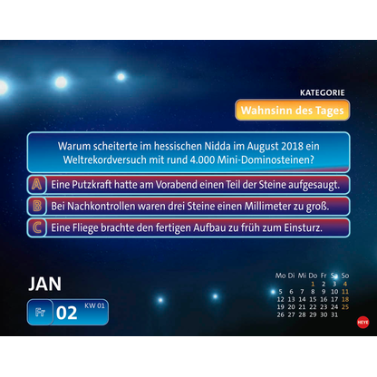 Artikelbild 5 für Heye Abreißkalender Wer weiß denn sowas 2026, 1 St., Artikelnummer 551269