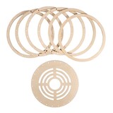 Artikelbild 1 für Rayher Bastelholz natur Holzringe-Set für Lampenschirm, 1 Set, Artikelnummer 687029