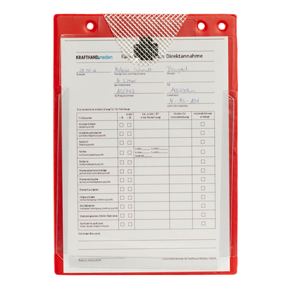 Artikelbild 2 für EICHNER Auftragstaschen Turbo rot für EICHNER Einstecktafel, Artikelnummer 262042