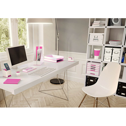 Artikelbild 2 für LEITZ Tischabroller WOW Duo Colour perlweiß/pink, Artikelnummer 311055