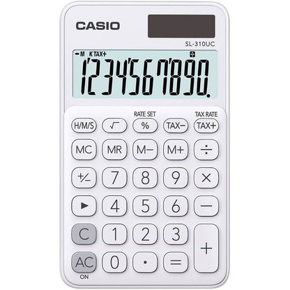 Artikelbild für CASIO SL-310UC Taschenrechner weiß, Artikelnummer 445849