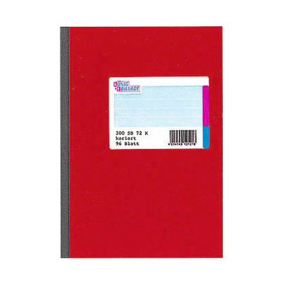 Artikelbild 2 für KÖNIG & EBHARDT Geschäftsbuch DIN A6 kariert, rot Softcover 192 Seiten, 1 St., Artikelnummer 508606