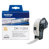Artikelbild 1 für brother Etikettenrolle für Etikettendrucker DK11204 weiß, 17,0 x 54,0 mm, 1 x 400 Etiketten, Artikelnummer 418764