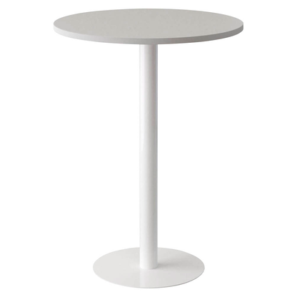 Artikelbild für meet powered by PAPERFLOW Stehtisch rund Spanplatte weiß 80,0 x 80,0 x 110,0 cm, 1 St., Artikelnummer 578118