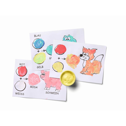 Artikelbild 2 für KREUL MUCKI Fingerfarben farbsortiert, 1 Set, Artikelnummer 513637