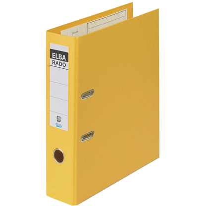 Artikelbild für ELBA rado plast Ordner gelb Kunststoff 8,0 cm DIN A4, 1 St., Artikelnummer 255596