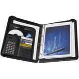 Artikelbild 1 für GENIE Ringbuchmappe Exclusive Lederimitat DIN A4 schwarz, Artikelnummer 750747