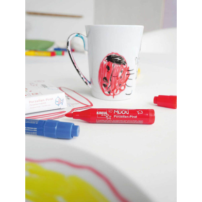 Artikelbild 6 für KREUL MUCKI Pirat Porzellanstifte farbsortiert 2,0 - 5,0 mm, 5 St., Artikelnummer 114909