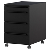 Artikelbild 1 für GERMANIA 4377 Rollcontainer schwarz 4 Auszüge 42,0 x 60,0 x 63,0 cm, Artikelnummer 136139