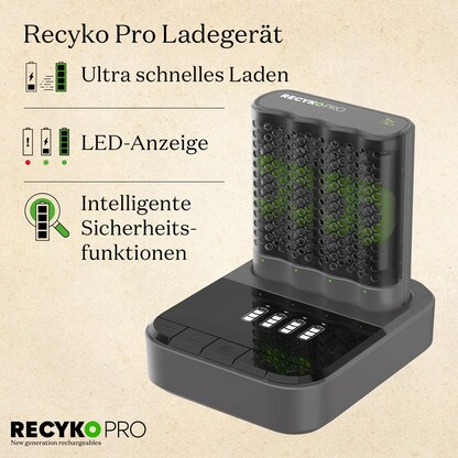 Artikelbild 5 für GP ReCyko Pro Management Display 45-tlg. USB-Akku-Schnellladegerät inkl. Akkus, Artikelnummer 619629