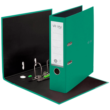 Artikelbild 7 für VON LEITZ Ordner grün Karton 8,0 cm DIN A4, 1 St., Artikelnummer 635916