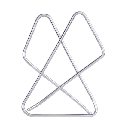 Artikelbild für Gowi Kreuzklammern silber verzinkt, 50 St., Artikelnummer 721297