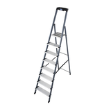 Artikelbild 1 für KRAUSE Stehleiter einseitig Securo schwarz 8 Stufen, H: 255,0 cm, Artikelnummer 665392