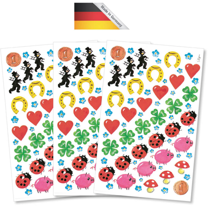 Artikelbild 5 für AVERY Zweckform Aufkleber 4413 Glücksbringer, 102 Etiketten, Artikelnummer 287864