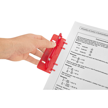 Artikelbild 2 für WEDO Taschenlocher rot, 1 St., Artikelnummer 315232